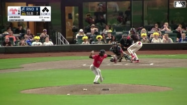 Christian Moore grounds into a double play, shortstop Jose Fernandez to second baseman Danny Serretti to first baseman Manuel Pena. Nelson Rada out at 2nd. Christian Moore out at 1st.