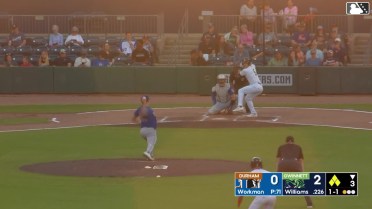 Logan Workman In play, run(s) to Luke Williams