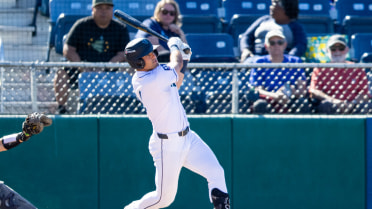 Brandon Eike homers (15) on a fly ball to right center field.