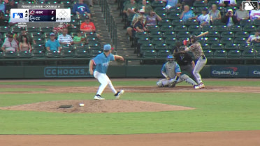 Bill Knight homers (2) on a fly ball to left center field.