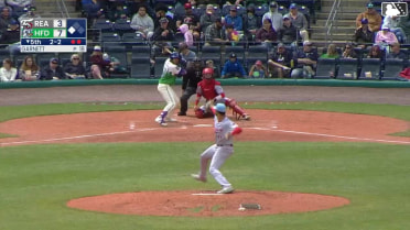 Bryant Betancourt singles on a line drive to right fielder Raylin Heredia. Aidan Longwell scores.
