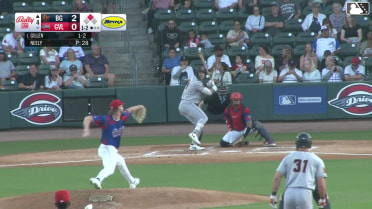 Theo Gillen singles on a line drive to left fielder Natanael Yuten. Ryan McCoy scores.