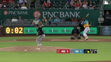 Maximo Acosta homers (3) on a fly ball to left center field. Jared Serna scores.
