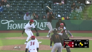 Eric Bitonti doubles (6) on a line drive to right fielder Samuel Munoz. Andrew Fischer scores. Josh Adamczewski scores.