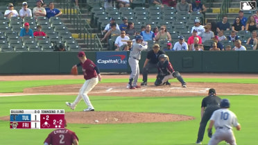 Hayden Gilliland homers (2) on a line drive to right field. Taylor Young scores.