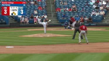 Rosman Verdugo strikes out swinging and Justin DeCriscio was picked off 1st, catcher Hyungchan Um to first baseman Stone Russell to catcher Hyungchan Um.