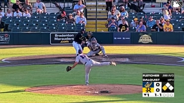 Matthew Dalquist In play, run(s) to Dominic Fletcher
