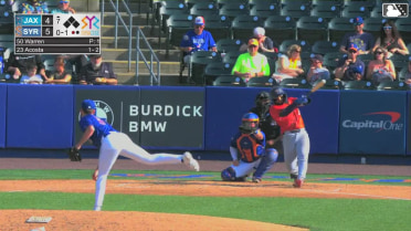 Maximo Acosta sprints out inside-the-park homer