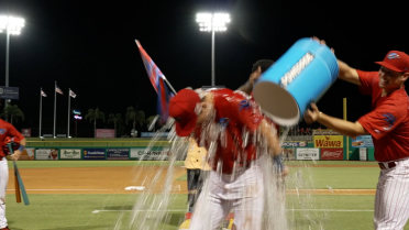 Threshers outfielder John Spikerman postgame Aug. 13