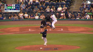 Braylen Wimmer homers (4) on a fly ball to left center field.