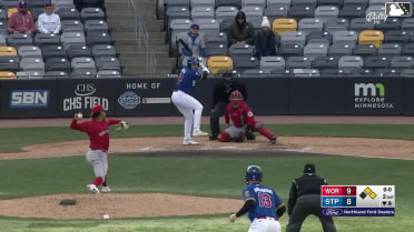 Alan Roden singles on a ground ball to center fielder Nate Eaton. Eric Wagaman scores. Kaelen Culpepper to 3rd.