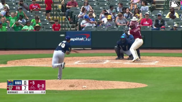 Keyber Rodriguez homers (4) on a fly ball to left center field.
