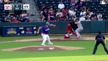 Ryan Jackson singles on a soft line drive to center fielder Maddux Houghton. Tirso Ornelas scores. Braedon Karpathios to 2nd.