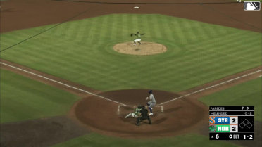 MJ Melendez homers (7) on a fly ball to right center field.