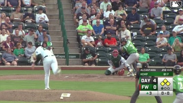 Alfredo Alcantara grounds into a double play, shortstop Rosman Verdugo to second baseman Yimy Tovar to first baseman Luke Cantwell. Jacob Friend out at 2nd. Alfredo Alcantara out at 1st.