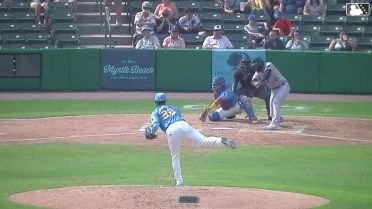 Juan Bello notches his fifth and final strikeout