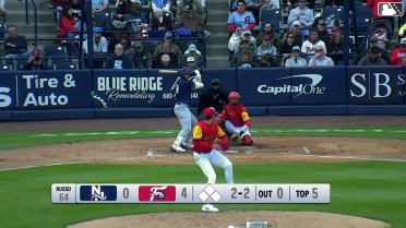 Eddie Micheletti Jr. homers (3) on a fly ball to right center field.