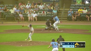 Caleb Cali grounds out, second baseman Wyatt Hoffman to first baseman Albert Fabian. Michael Arroyo scores. Charlie Pagliarini to 3rd. Lazaro Montes to 2nd.
