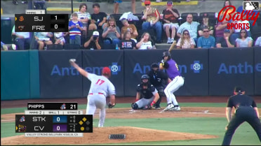 Jack Spanier grounds out, second baseman Michael Brooks to first baseman Bryan Andrade. Paul Schoenfeld scores. Pedro Blanco to 3rd.