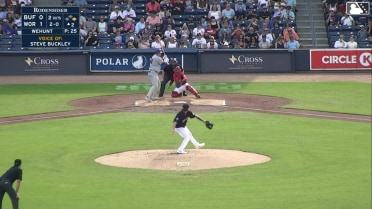 Peyton Williams homers (1) on a fly ball to right center field. Nick Goodwin scores.