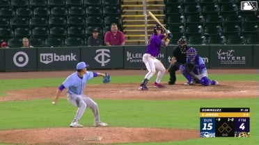 Walker Jenkins homers (1) on a fly ball to right field.