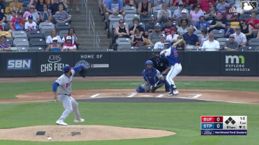Ryan Jeffers homers (1) on a line drive to left center field.