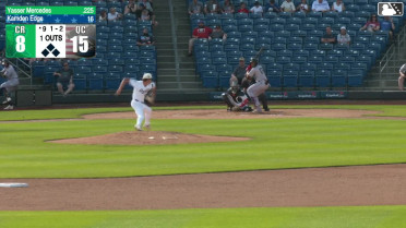 Yasser Mercedes homers (5) on a fly ball to left center field.
