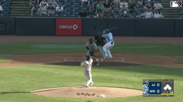 Ricardo Hurtado homers (2) on a fly ball to center field.