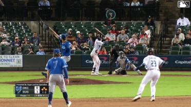Joey Loperfido grounds out, second baseman Austin Gauthier to first baseman Ryan Ward. Kellen Strahm scores. Tommy Sacco Jr. to 3rd. Cavan Biggio to 2nd.
