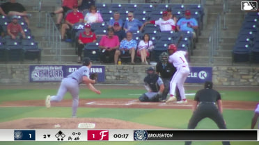 Joey Broughton In play, run(s) to Jordan Williams