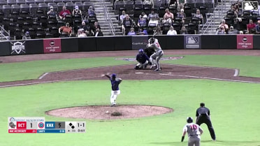 Mac McCroskey singles on a line drive to center fielder Kane Kepley. Cole Fontenelle scores. Randy De Jesus to 2nd.