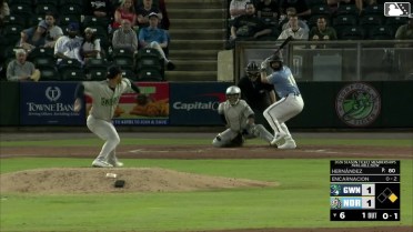 Elieser Hernández In play, run(s) to Christian Encarnacion-Strand