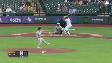 Jonah Bride homers (5) on a fly ball to left field.