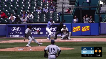 RJ Schreck homers (3) on a fly ball to right field. Carlos Mendoza scores. Josh Kasevich scores.