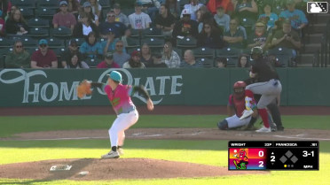 Welbyn Francisca homers (2) on a fly ball to right field.