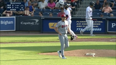 Shane Bieber K's six in rehab start