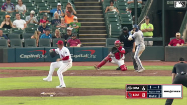 Brandon Drury singles on a sharp line drive to center fielder Carlos Jorge. Drew Waters scores. Peyton Wilson to 3rd.