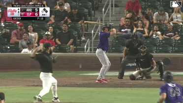 Conner Capel singles on a ground ball to center fielder Dustin Harris. Jordan Beck scores. Chad Stevens to 2nd.