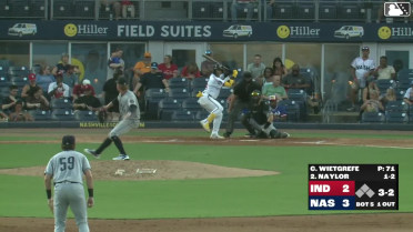 Bo Naylor homers (10) on a fly ball to right center field.
