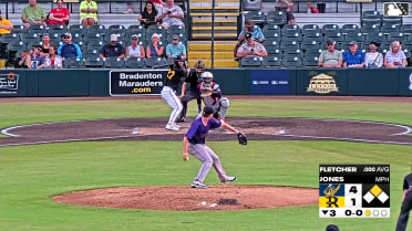 Dominic Fletcher homers (1) on a fly ball to right field. Dylan Palmer scores.