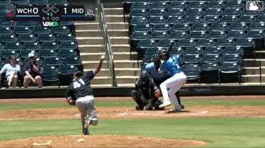 Brennan Milone homers (6) on a fly ball to left field.