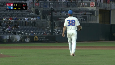 Sam Aldegheri's six scoreless innings