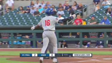 Yunior Severino belts 401ft home run to right-center 