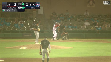 Jaxon Dalena records his first pro strikeout