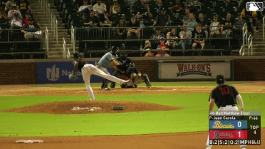 Juan Carela's fourth strikeout in scoreless outing