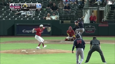 Ethan Murray out on a sacrifice fly to center fielder Victor Scott II. Jeferson Quero scores. Tyler Black to 3rd.