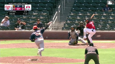 Marcos Castañon singles on a line drive to center fielder Brayan Buelvas. Nick Solak scores. Carlos Rodríguez to 2nd.