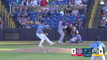 Kade Snell homers (5) on a fly ball to right field. Jose Escobar scores.