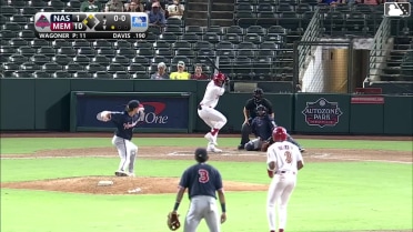Chase Davis singles on a line drive to center fielder Luis Matos. Noah Mendlinger scores. Victor Scott II to 3rd.