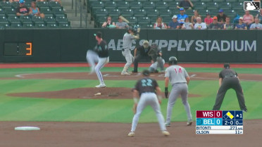 Eric Bitonti singles on a ground ball to right fielder Esmil Valencia. Brady Ebel scores. Daniel Dickinson to 2nd.